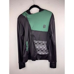 Harry Potter Slytherin Hogwarts Universal Studios Zip‎ Up Hoodie M Sweatshirt